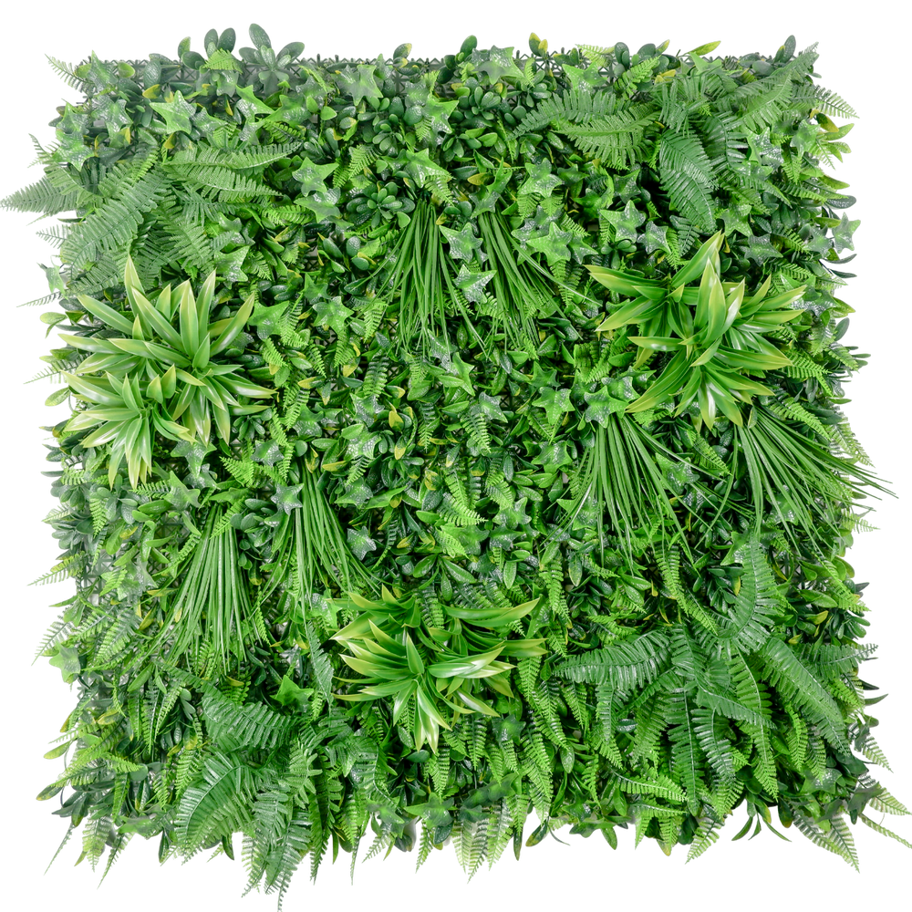 Mur végétal artificiel - EVER GREEN - 1m x 1m